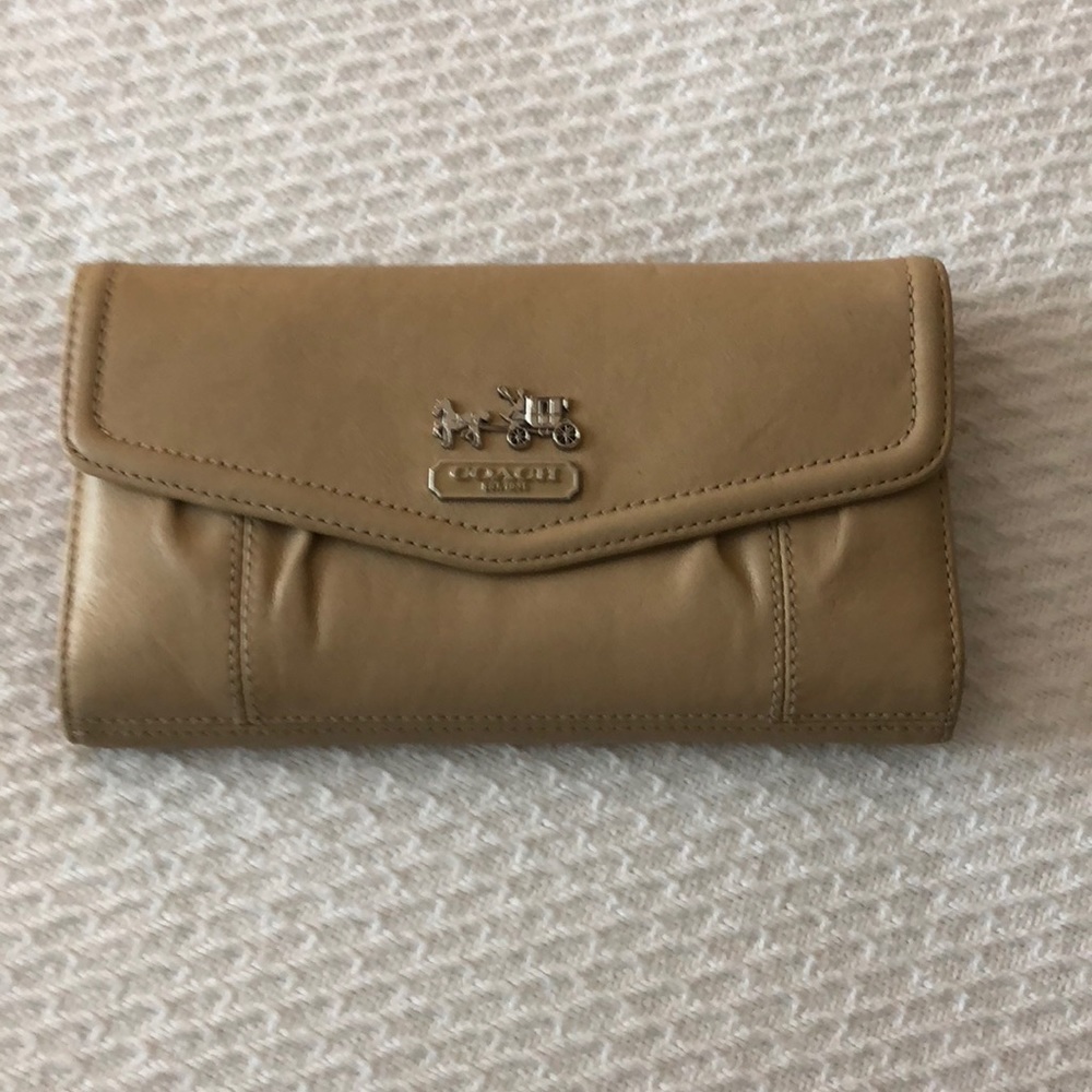Large coach wallet